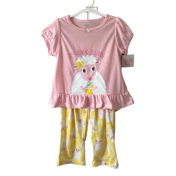 Carter's Toddler Girl’s 3PC Sleepwear Set, 4T - Picture 1 of 8